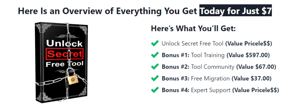 Unlock Secret Free Tool Review