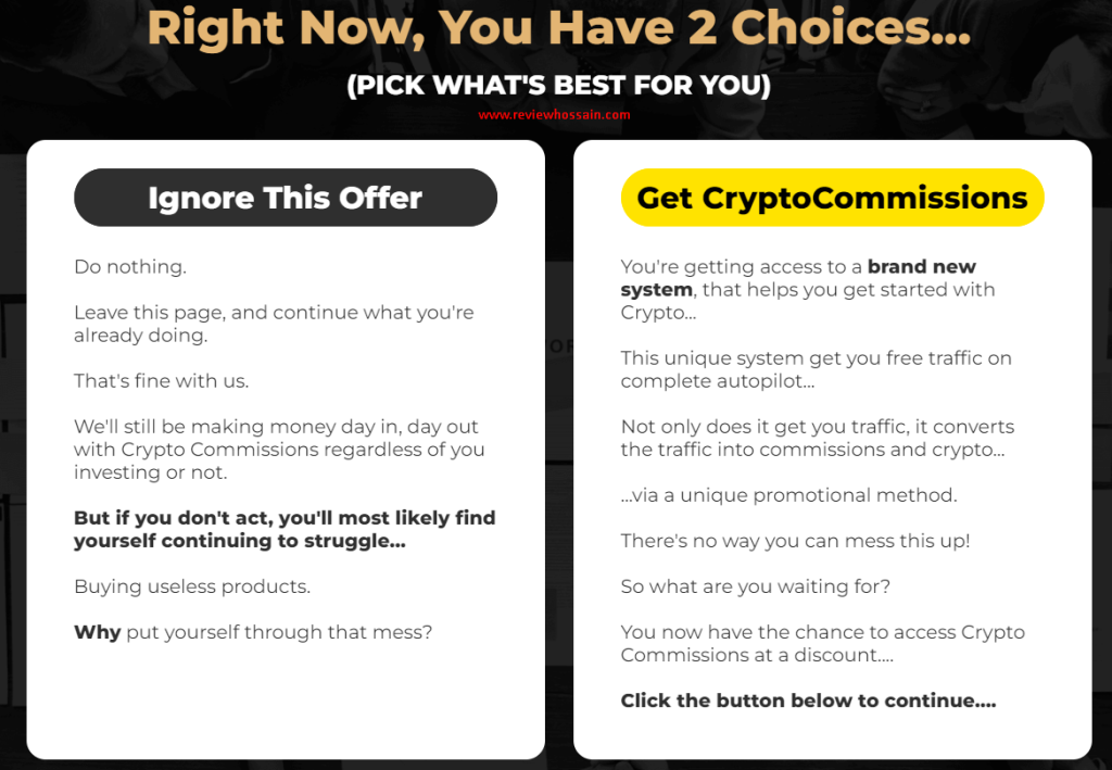 CryptoCommissions Review